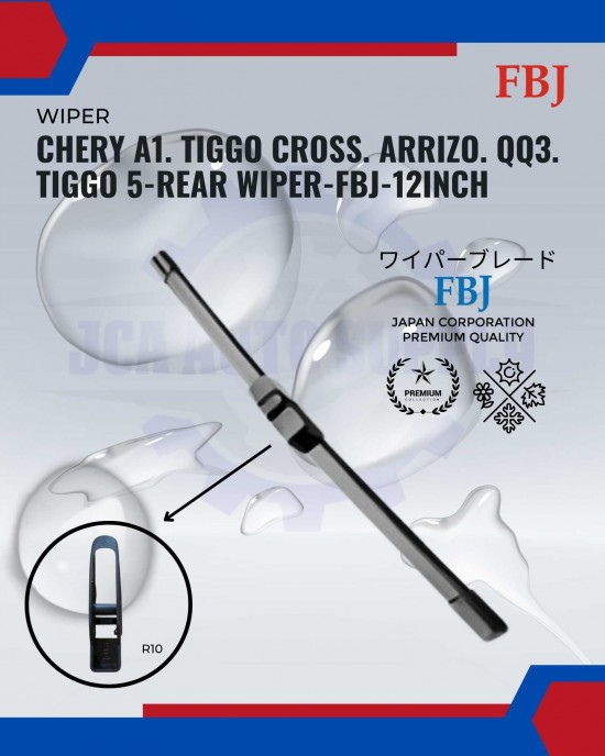 Showing image for Chery A1. Tiggo Cross. Arrizo. QQ3. Tiggo 5-Rear Wiper-FBJ-12inch Chery A1. Tiggo Cross. Arrizo. QQ3. Tiggo 5-Rear Wiper-FBJ-12inch WIPER-WIPER TANK MOTOR-WIPER NOZZLE image