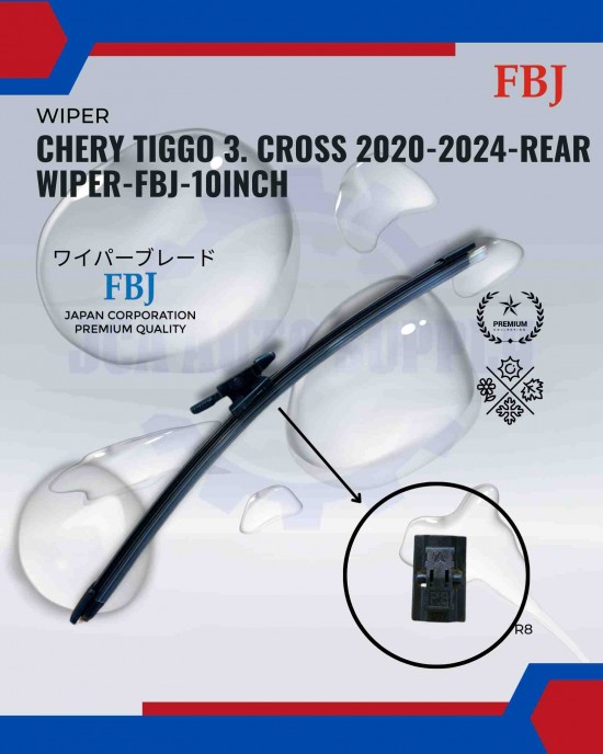 Chery Tiggo 3. Cross 2020-2024-Rear Wiper-FBJ-10inch Chery Tiggo 3. Cross 2020-2024-Rear Wiper-FBJ-10inch