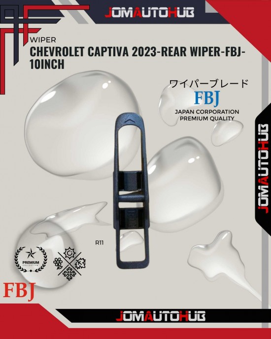 Chevrolet Captiva 2023-Rear Wiper-FBJ-10inch WIPER-WIPER TANK MOTOR-WIPER NOZZLE image