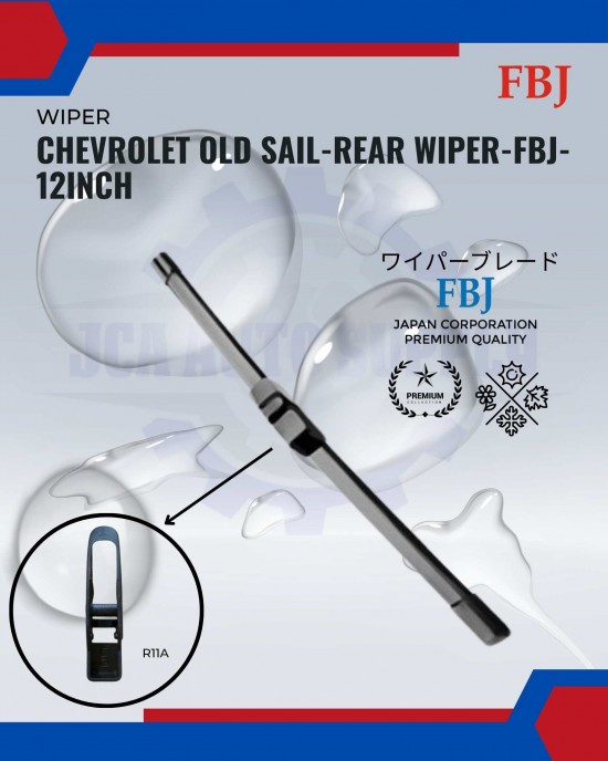 Chevrolet Old Sail-Rear Wiper-FBJ-12inch WIPER-WIPER TANK MOTOR-WIPER NOZZLE image