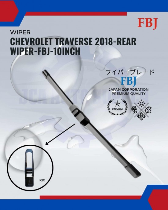 Showing image for Chevrolet Traverse 2018-Rear Wiper-FBJ-10inch Chevrolet Traverse 2018-Rear Wiper-FBJ-10inch WIPER-WIPER TANK MOTOR-WIPER NOZZLE image