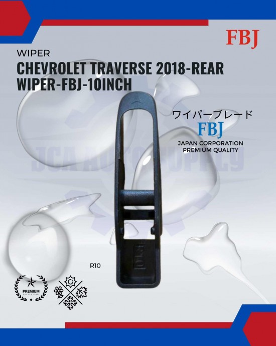 Showing image for Chevrolet Traverse 2018-Rear Wiper-FBJ-10inch Chevrolet Traverse 2018-Rear Wiper-FBJ-10inch WIPER-WIPER TANK MOTOR-WIPER NOZZLE image