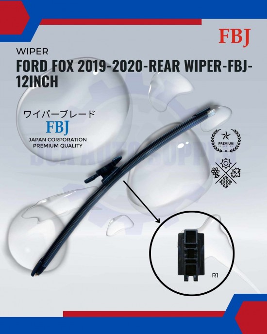 Ford Fox 2019-2022-Rear Wiper-FBJ-12inch WIPER-WIPER TANK MOTOR-WIPER NOZZLE image