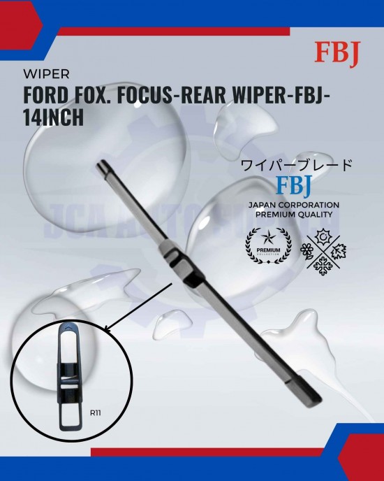 Ford Fox. Focus-Rear Wiper-FBJ-14inch WIPER-WIPER TANK MOTOR-WIPER NOZZLE image