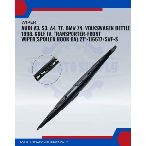 Front Wiper (Spoiler Hook BA)-Audi A3. S3. A4. TT. BMW Z4. Volkswagen Beetle. Golf IV. Transporter-21inch-116617/SWF-S Front Wiper (Spoiler Hook BA)-Audi A3. S3. A4. TT. BMW Z4. Volkswagen Beetle. Golf IV. Transporter-21inch-116617/SWF-S