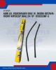 Front Wiper (SP BBA)-Audi A3. Volkswagen Golf IV. Skoda Octavia-24/19inch-119355/SWF-S