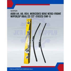 Front Wiper (SP BBA)-Audi A4. A6. RS4. Mercedes Benz W203-22/22inch-119323/SWF-S