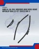 Front Wiper (SP BBA)-Audi A4. A6. RS4. Mercedes Benz W203-22/22inch-119323/SWF-S