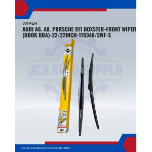 Front Wiper (Hook BA)-Audi A6. A8. Porsche 911 Boxster-22/22 Inch-119348SWF-S