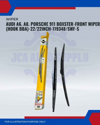 Front Wiper (Hook BA)-Audi A6. A8. Porsche 911 Boxster-22/22 Inch-119348SWF-S