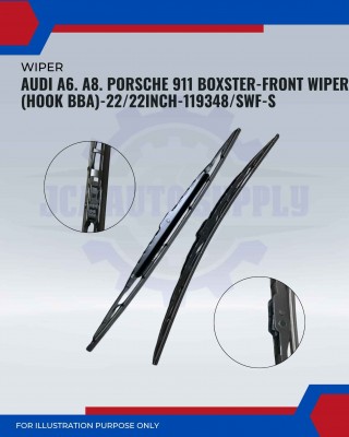 Front Wiper (Hook BA)-Audi A6. A8. Porsche 911 Boxster-22/22 Inch-119348SWF-S Front Wiper (Hook BA)-Audi A6. A8. Porsche 911 Boxster-22/22 Inch-119348SWF-S