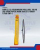 Front Wiper (Hook BA)-Audi C2. C3. Volkswagen Polo. Golf. Volvo 240-16 Inch-117108/SWF-S