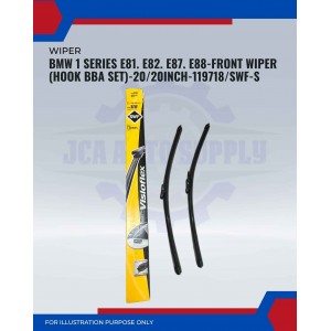 Front Wiper (Hook BBA Set)-BMW 1 Series E81. E82. E87. E88-20/20 Inch-119318/SWF-S
