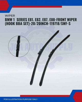 Front Wiper (Hook BBA Set)-BMW 1 Series E81. E82. E87. E88-20/20 Inch-119718/SWF-S