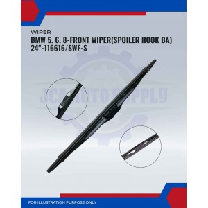 Front Wiper (Spoiler Hook BA)-BMW 5. 6. 8-24inch-117616/SWF-S Front Wiper (Spoiler Hook BA)-BMW 5. 6. 8-24inch-117616/SWF-S
