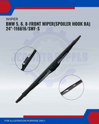 Front Wiper (Spoiler Hook BA)-BMW 5. 6. 8-24inch-117616/SWF-S