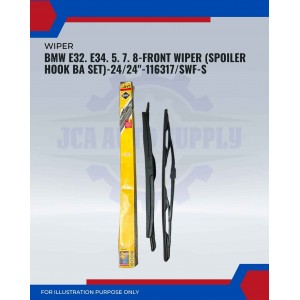 Front Wiper (Spoiler Hook BA Set)-BMW E32. E34. 5. 7. 8-24/24inch-116317/SWF-S