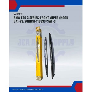 Front Wiper (Hook BA)-BMW E46 3 Series-23/20 Inch-116339SWF-S