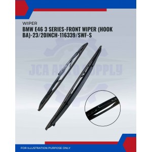 Front Wiper (Hook BA)-BMW E46 3 Series-23/20 Inch-116339SWF-S