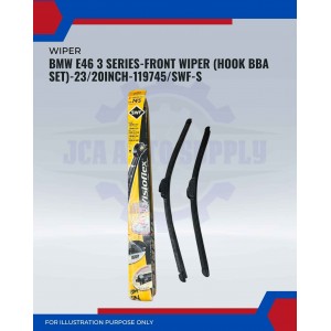 Front Wiper (Hook BBA Set)-BMW E46 3 Series-23/20 Inch-119745/SWF-S