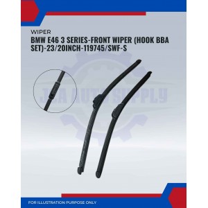 Front Wiper (Hook BBA Set)-BMW E46 3 Series-23/20 Inch-119745/SWF-S Front Wiper (Hook BBA Set)-BMW E46 3 Series-23/20 Inch-119745/SWF-S