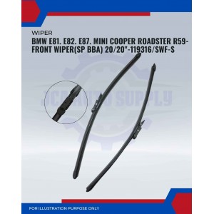 Front Wiper (SP BBA)-BMW E81. E82. E87. Mini Copper R59-20/20inch-119316/SWF-S