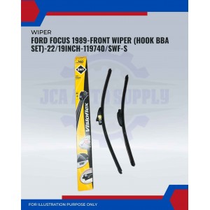 Front Wiper (Hook BBA Set)-Ford Focus 1989-22/19 Inch-119741/SWF-S
