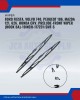 Front Wiper (Hook BA)-Ford Fiesta. Volvo 740. Peugeot 106. Mazda 121. 626. Honda CRV. Prelude-19 Inch-117231SWF-S