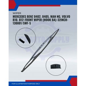Front Wiper (Hook BA)-Mercedes Benz 0402. Man Ng. Volvo B10. B12-32 Inch-130801SWF-S