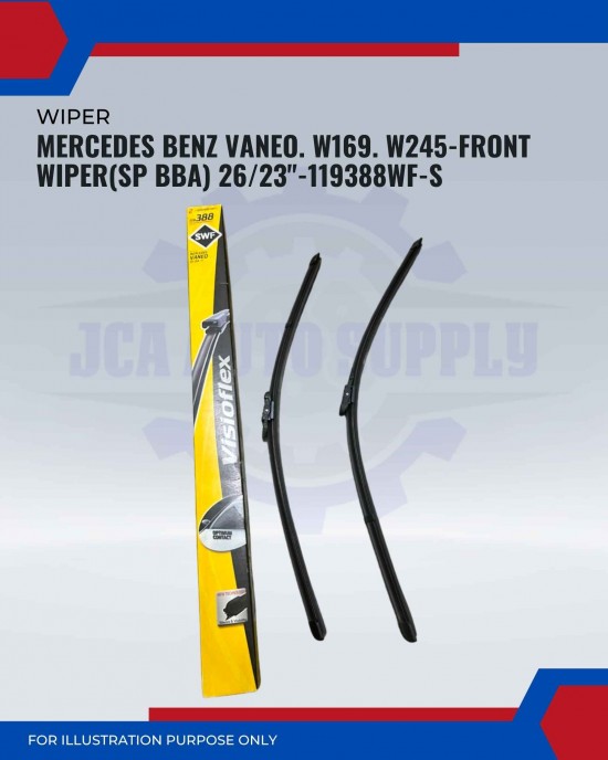 Front Wiper (SP BBA)-Mercedes Benz W169. W245-26/24inch-119388/SWF-S