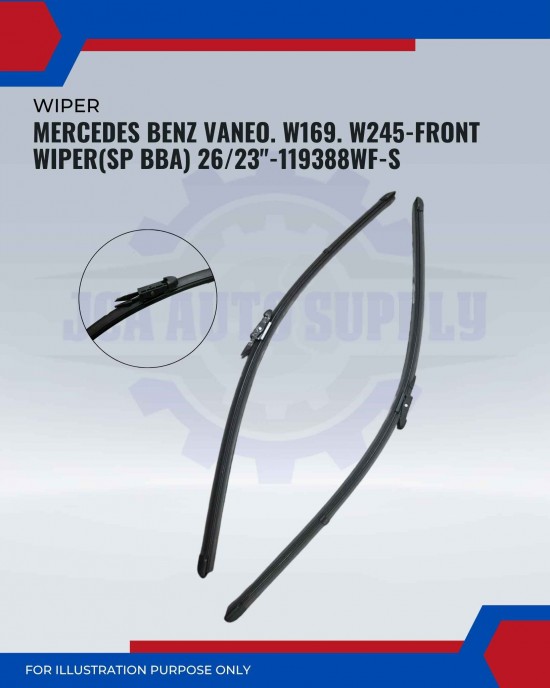 Front Wiper (SP BBA)-Mercedes Benz W169. W245-26/24inch-119388/SWF-S