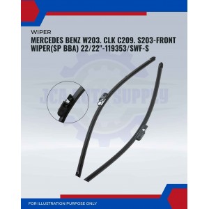 Front Wiper (SP BBA)-Mercedes Benz C-Class W203 2003. CLK C209 2002-22/22inch-119353/SWF-S Front Wiper (SP BBA)-Mercedes Benz C-Class W203 2003. CLK C209 2002-22/22inch-119353/SWF-S