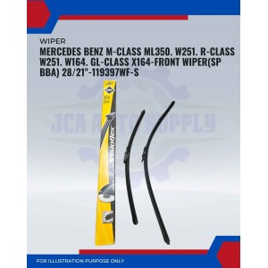 Front Wiper (SP BBA)-Mercedes Benz M-Class ML350. W350. R-Class W251. W164-28/21inch-119397/SWF-S