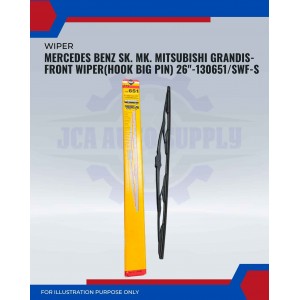 Front Wiper (Hook Big Pin)-Mercedes Benz SK. MK. Mitsubishi Grandis-26inch-130651/SWF-S