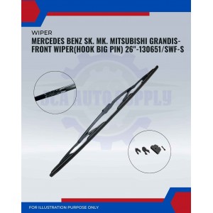 Front Wiper (Hook Big Pin)-Mercedes Benz SK. MK. Mitsubishi Grandis-26inch-130651/SWF-S