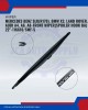 Front Wiper (Spoiler Hook BA)-Mercedes Benz SLK(R170). BMW X3. Land Rover. Audi A4. A6. A8-22inch-116610/SWF-S