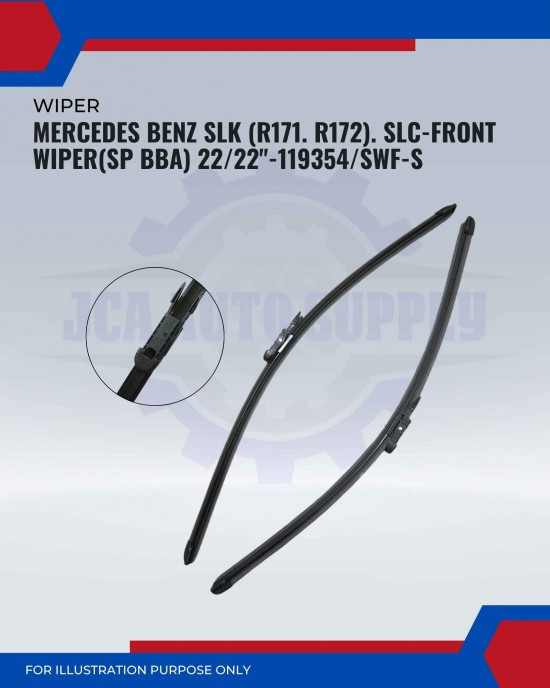 Front Wiper (SP BBA)-Mercedes Benz SLK (R171. R172)-22/22inch-119354/SWF-S