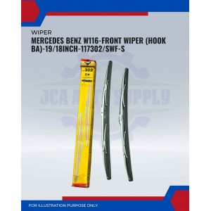 Front Wiper (Hook BA)-Mercedes Benz W116-19/18 Inch-117302SWF-S