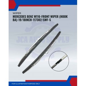 Front Wiper (Hook BA)-Mercedes Benz W116-19/18 Inch-117302SWF-S