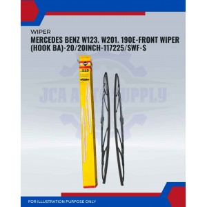 Front Wiper (Hook BA)-Mercedes Benz W123. W201. 190E-20/20 Inch-117225SWF-S