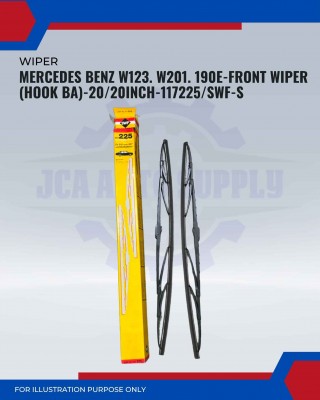 Front Wiper (Hook BA)-Mercedes Benz W123. W201. 190E-20/20 Inch-117225SWF-S