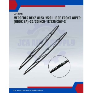 Front Wiper (Hook BA)-Mercedes Benz W123. W201. 190E-20/20 Inch-117225SWF-S