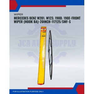 Front Wiper (Hook BA)-Mercedes Benz W201. W123. 190D. 190E-20 Inch-117125SWF-S