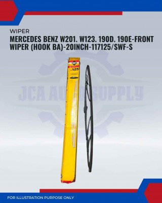 Front Wiper (Hook BA)-Mercedes Benz W201. W123. 190D. 190E-20 Inch-117125SWF-S
