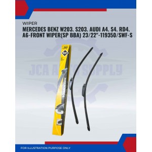 Front Wiper (SP BBA)-Mercedes Benz W203. S203. Audi A4. S4. RS4. A6-23/22inch-119350/SWF-S