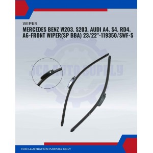 Front Wiper (SP BBA)-Mercedes Benz W203. S203. Audi A4. S4. RS4. A6-23/22inch-119350/SWF-S Front Wiper (SP BBA)-Mercedes Benz W203. S203. Audi A4. S4. RS4. A6-23/22inch-119350/SWF-S