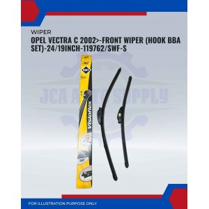 Front Wiper (Hook BBA Set)-Opel Vectra C 2002-24/19 Inch-119762/SWF-S
