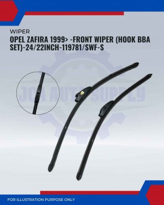 Front Wiper (Hook BBA Set)-Opel Zafira 1999-24/22 Inch-119781S/SWF-S