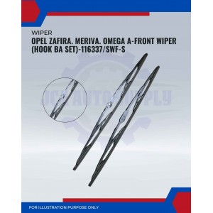 Front Wiper (Hook BA)-Opel Zafira. Meriva-Omega A-24/24Inch-116337SWF-S