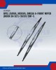 Front Wiper (Hook BA)-Opel Zafira. Meriva-Omega A-24/24Inch-116337SWF-S Front Wiper (Hook BA)-Opel Zafira. Meriva-Omega A-24/24Inch-116337SWF-S